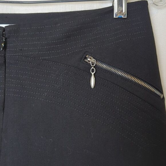 Cache Black Flare Pants Size 2 - Picture 3 of 8